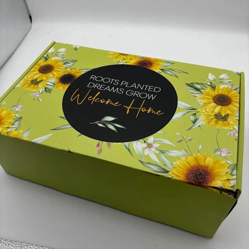 New Home Gift Box Welcome‎ Home Set Tumblers Candle Coasters Bottle Opener